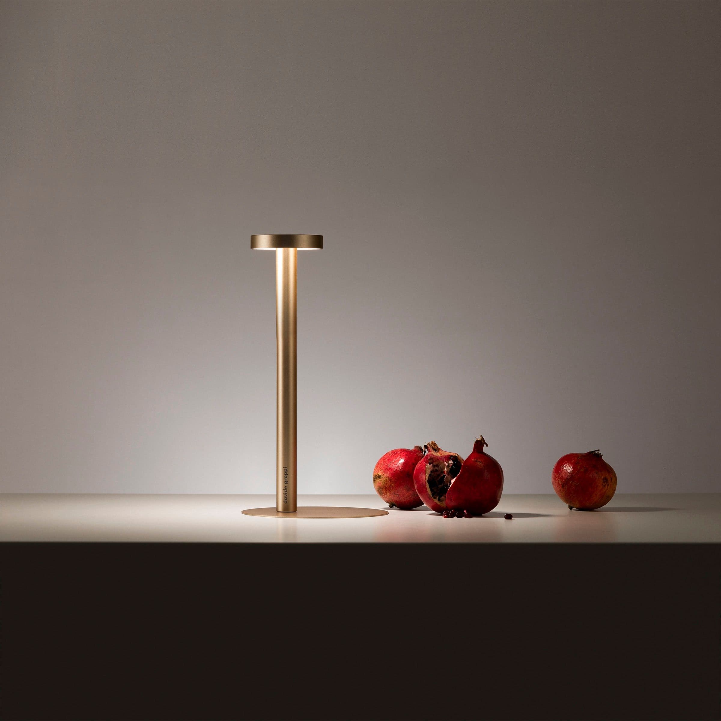 Luminaires Davide Groppi — TeTaTeT gold finish